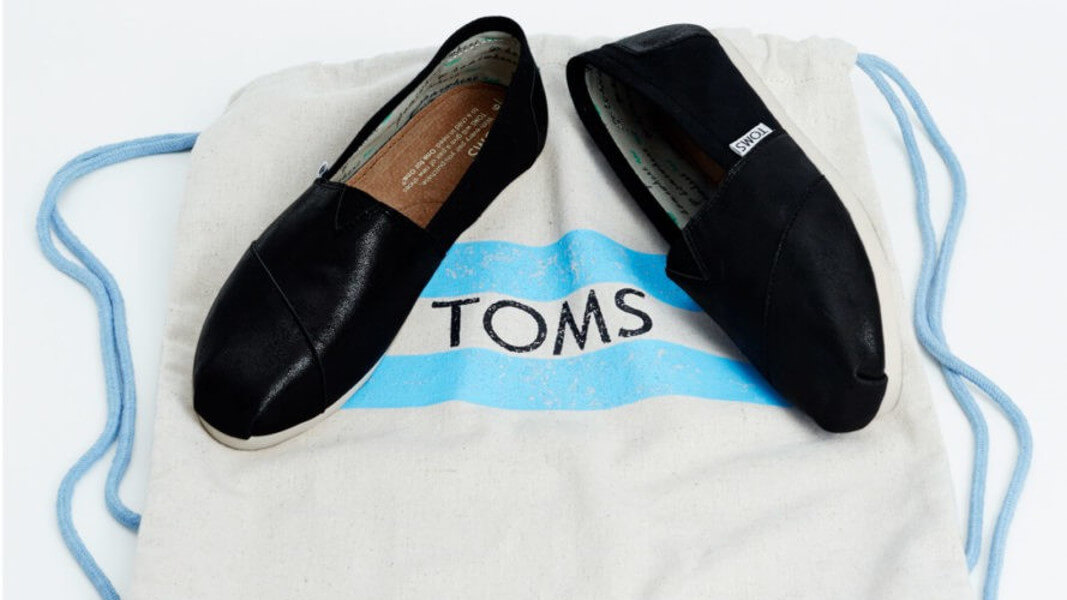 Vegan-Friendly Shoe Brand TOMS Donates 