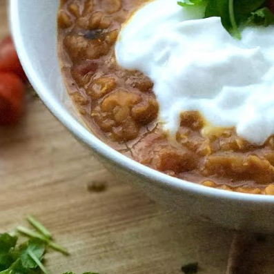 5. One-Pot Red Lentil Dahl