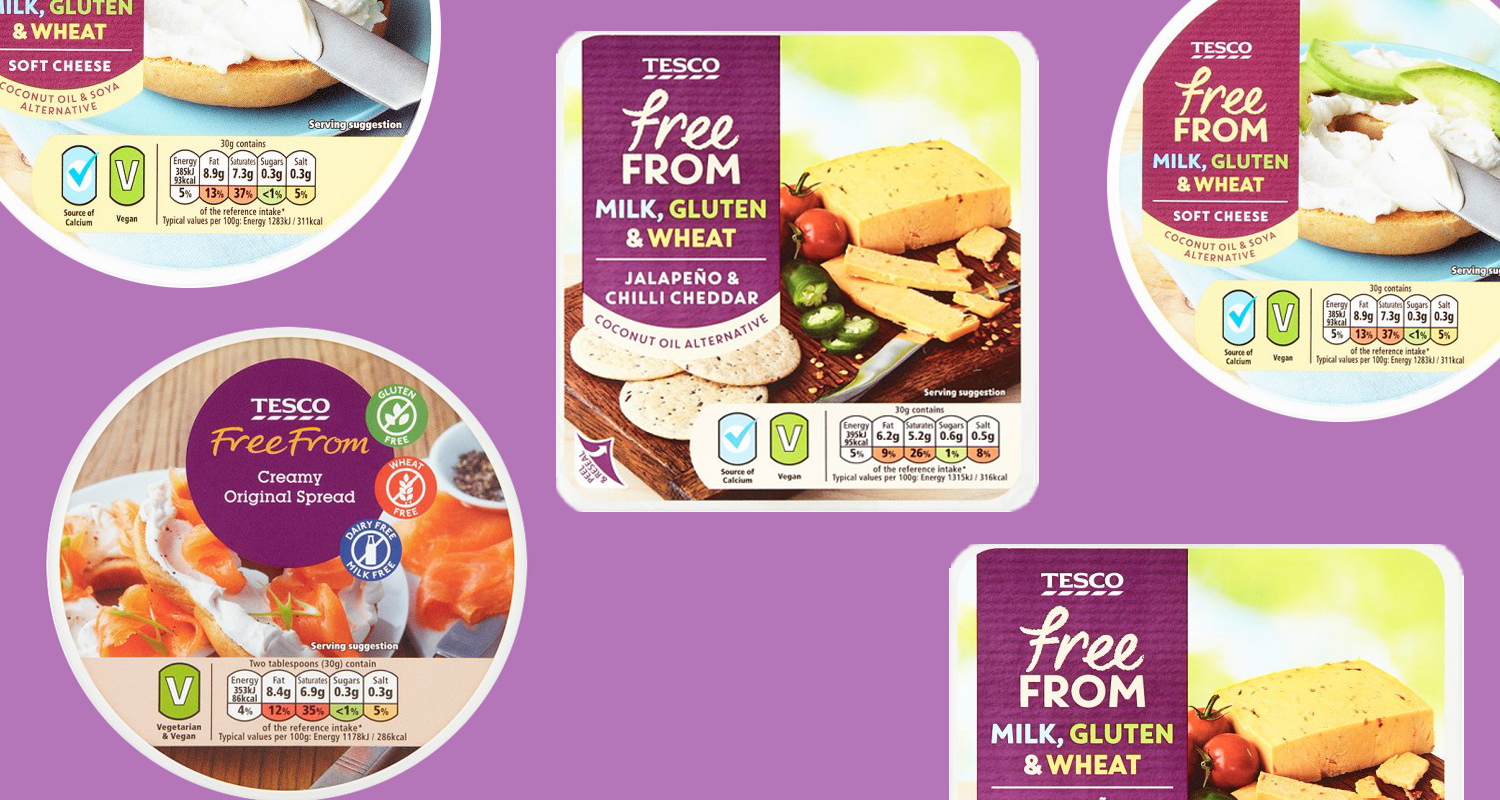 Tesco Expands Successful Vegan Cheese 'FreeFrom' Line