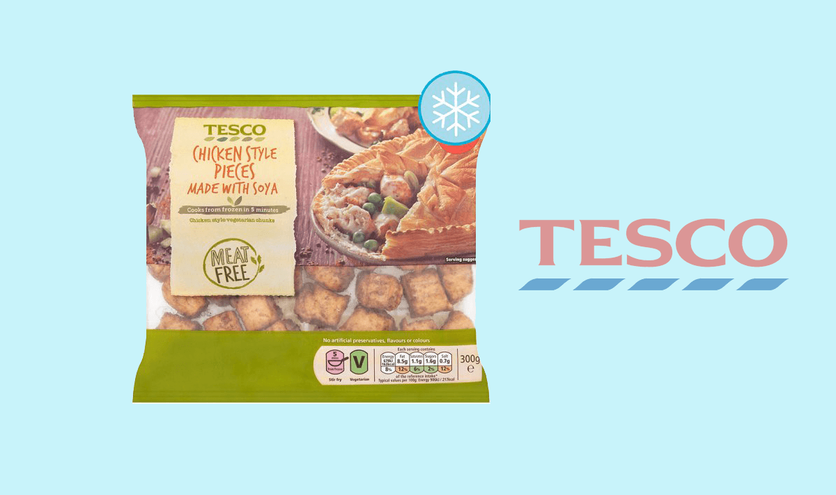 Tesco Launches Its Own Brand of Heat-and-Serve Vegan Chicken