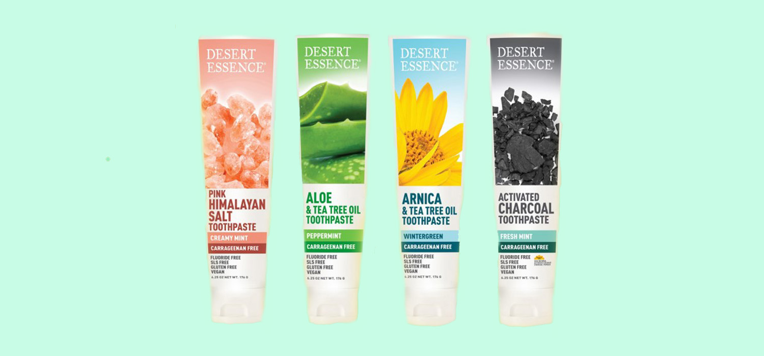 TITLE PEND Desert Essence Debuts New Vegan and Carrageenan-Free Toothpastes