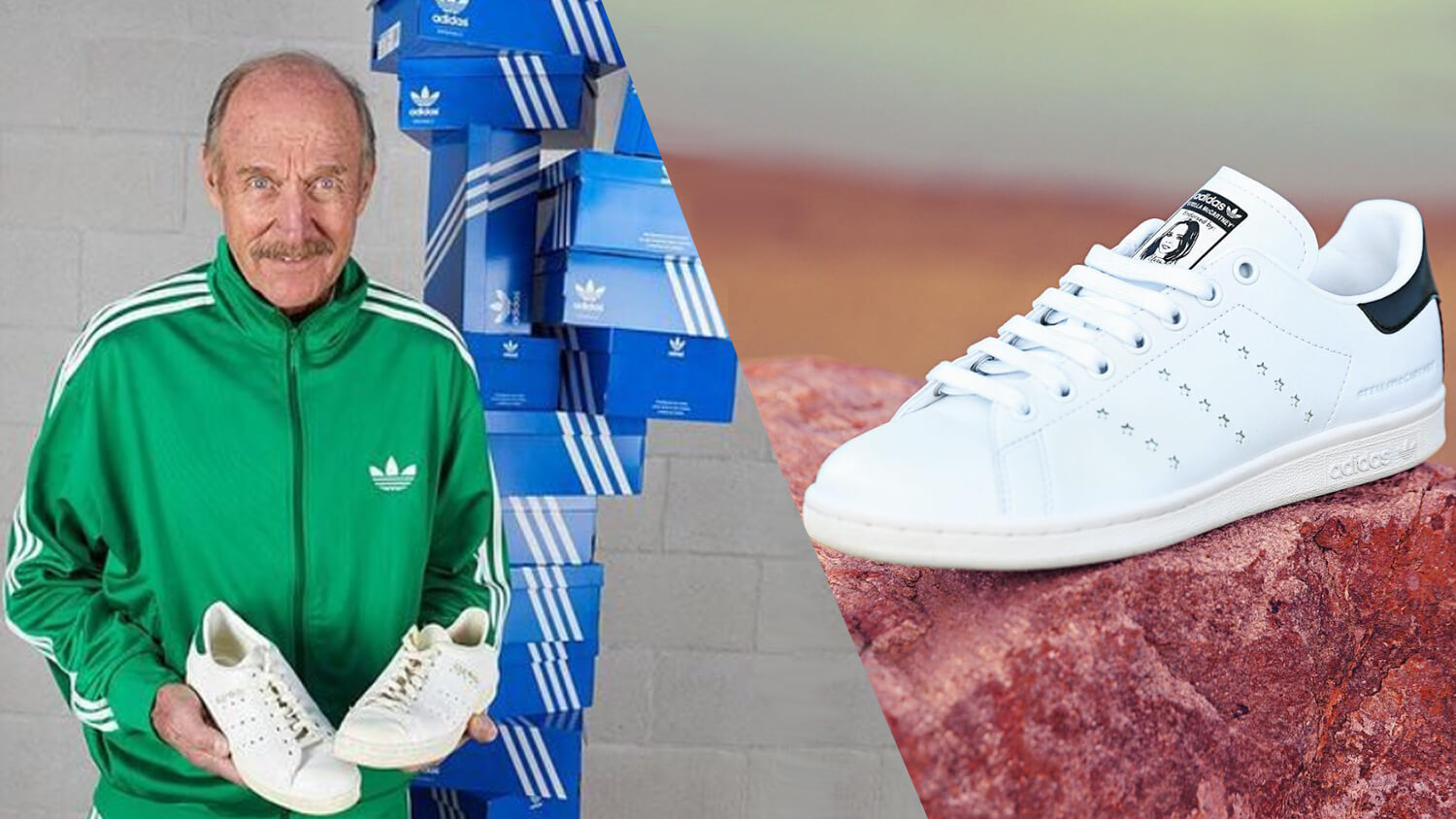 Tennis Legend and Sneaker Icon Stan Smith Loves Stella McCartney's New Vegan Leather Shoes