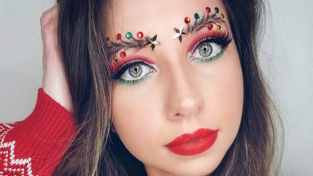 Makeup that your eyes will shine more than the Christmas tree ile ilgili görsel sonucu