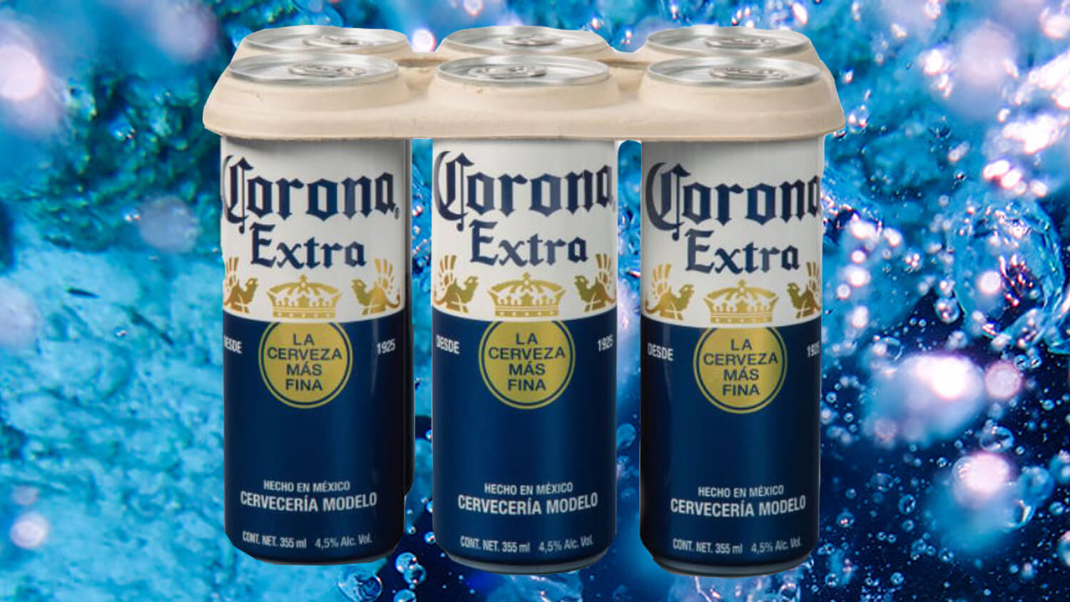 Corona Beer Trialing Plant-Based Biodegradable Plastic-Free Six-Pack Rings