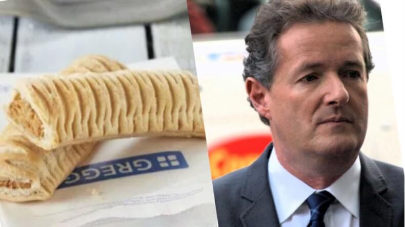 Greggs Shuts Down Piers Morgan For Hating On Vegan Sausage Roll