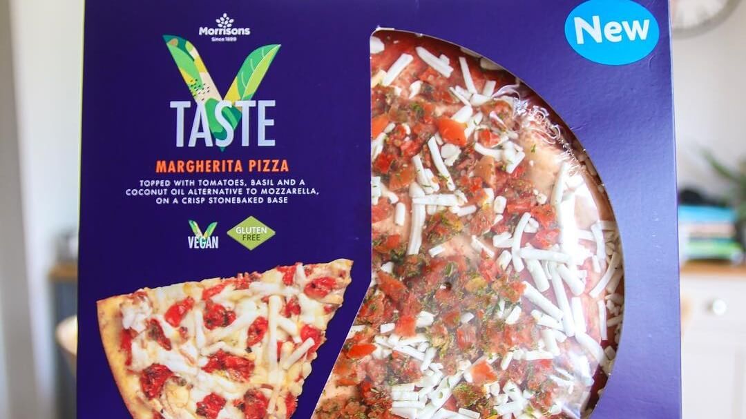 Morrisons Launches Gluten-Free Vegan Cheese Margherita Pizza