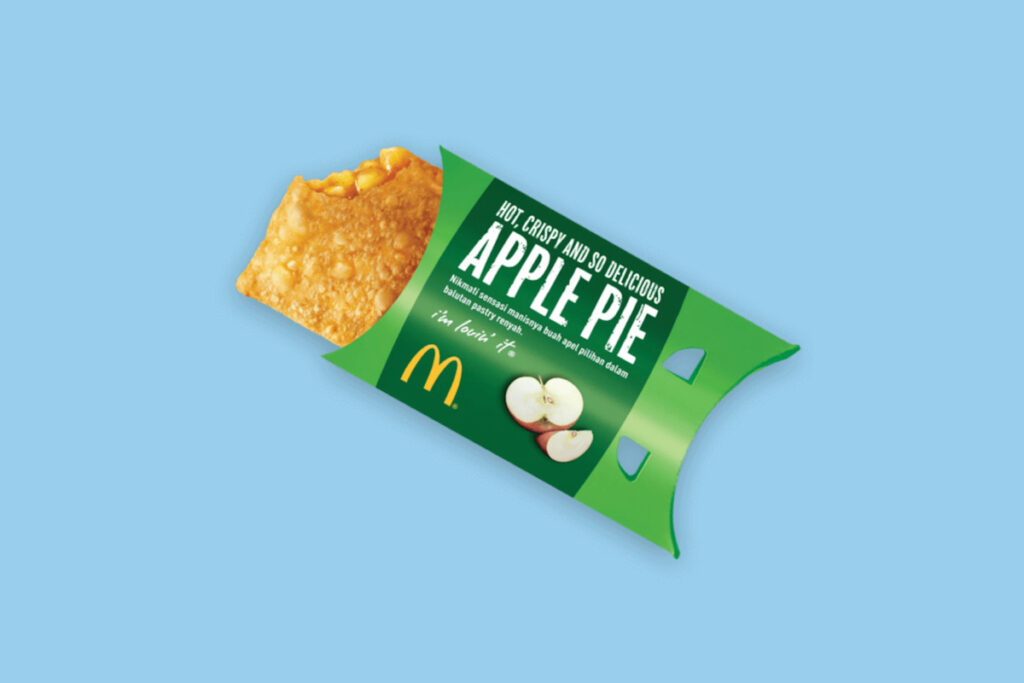 Image of the Apple Pie, one vegan-friendly option that can be ordered at most McDonald's.