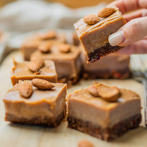 These Sweet Vegan Toffee Almond Bars Are Actually Healthy
