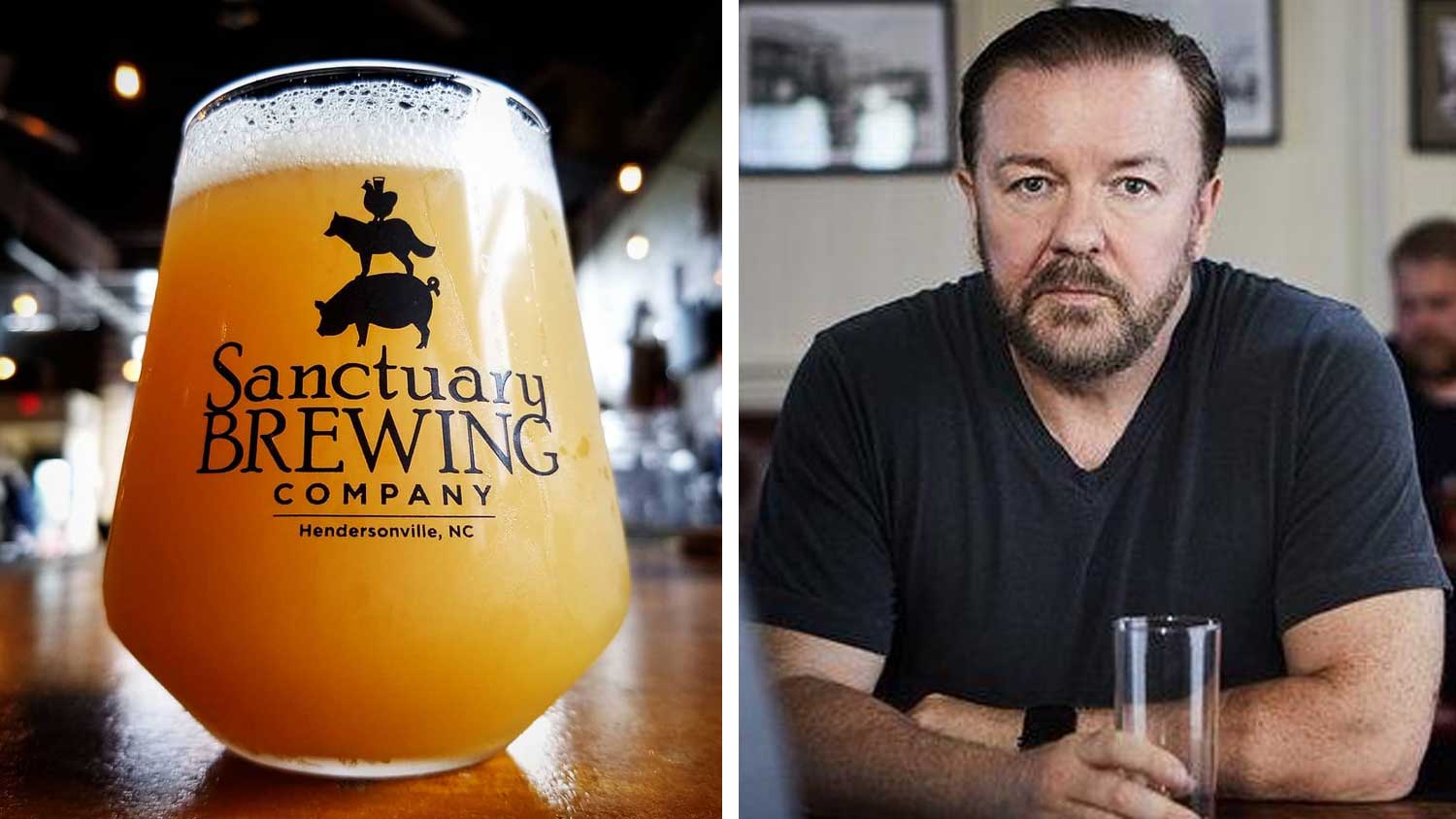 Ricky Gervais’s Favorite Brewery Is Opening a Vegan Cafe