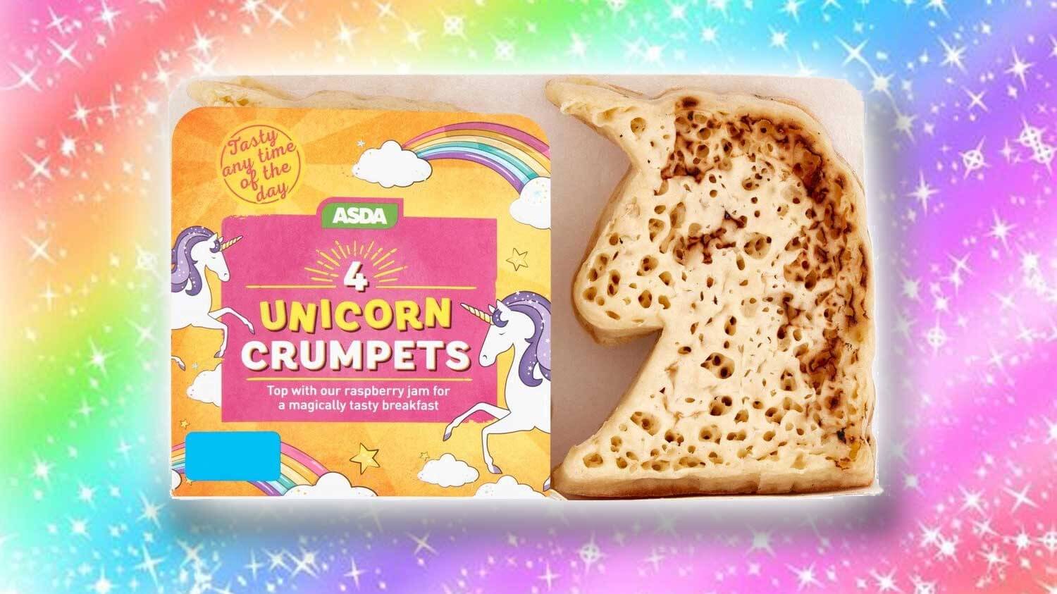 Asda Is Selling Vegan Unicorn Shaped Crumpets