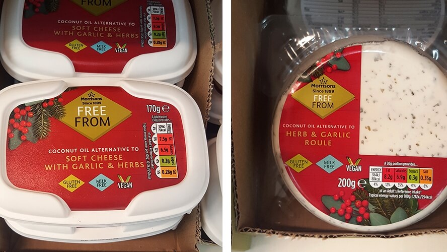 Morrisons Launches a Christmas Vegan Cheese Range
