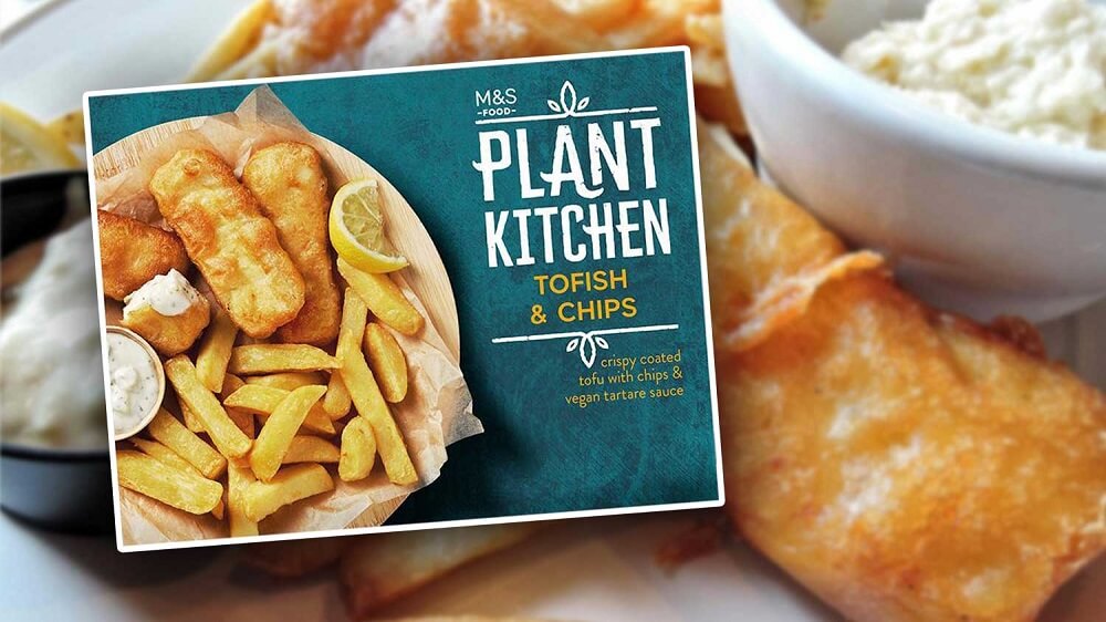 A Vegan Fish and Chip Ready Meal Is Now at M&S