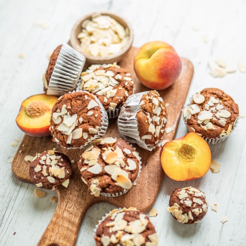 These Vegan Peach and Quinoa Muffins Are Perfection