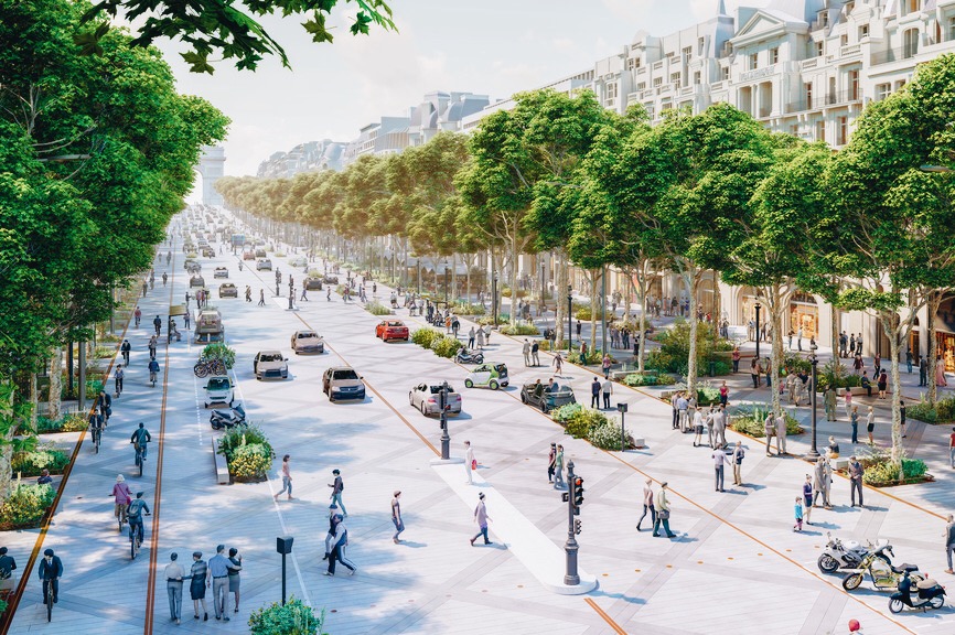 Sustainable Paris New City Plan Calls For Fewer Cars More Plants Livekindly