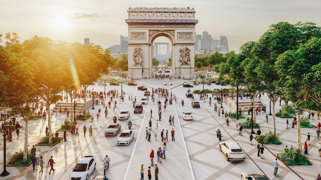 Sustainable Paris: New City Plan Calls for Fewer Cars, More Plants