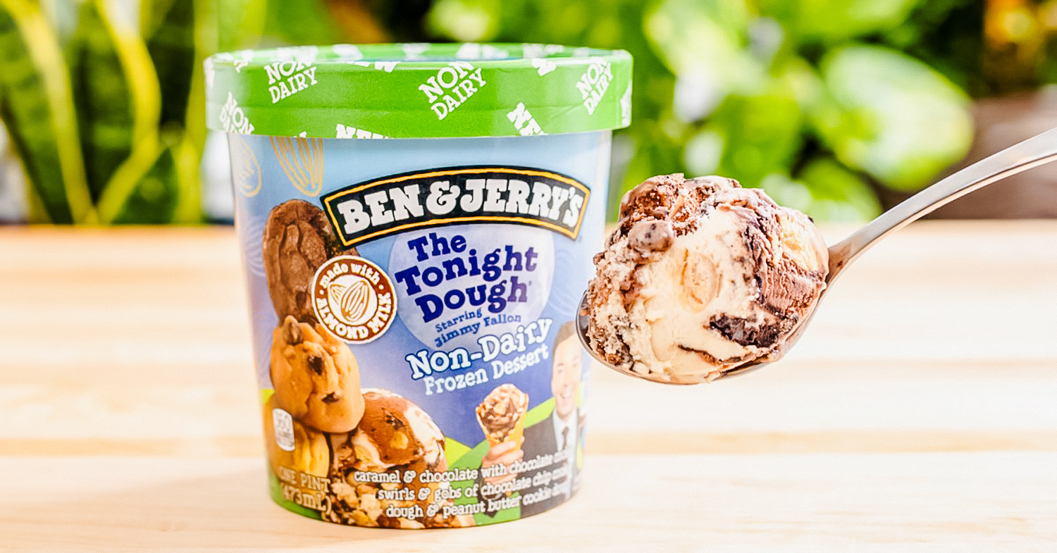 Ben & Jerry's teamed up with Jimmy Fallon to launch The Tonight Dough Non-Dairy. | Ben & Jerry's