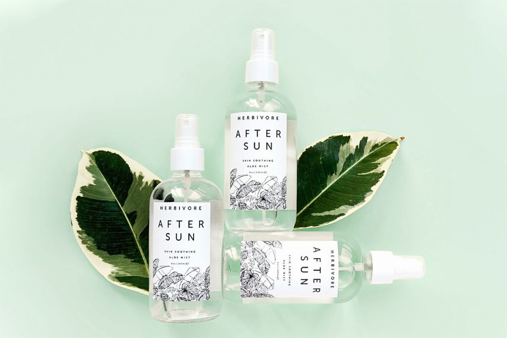 A few spritzes from this aloe-infused mist will cool and hydrate burnt skin.