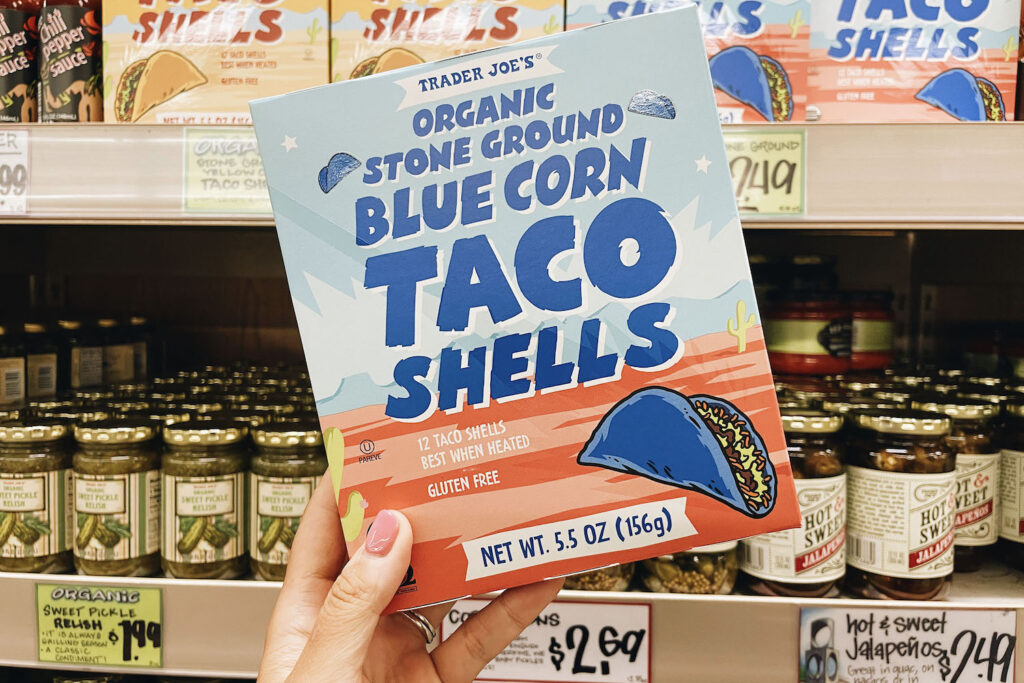 Organic Stone Ground Blue Corn Taco Shells Trader Joe's