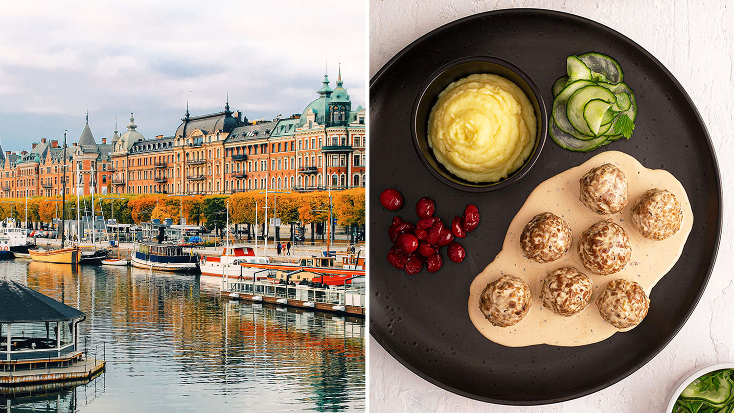 Swedish meatballs are an iconic Stockholm dish.