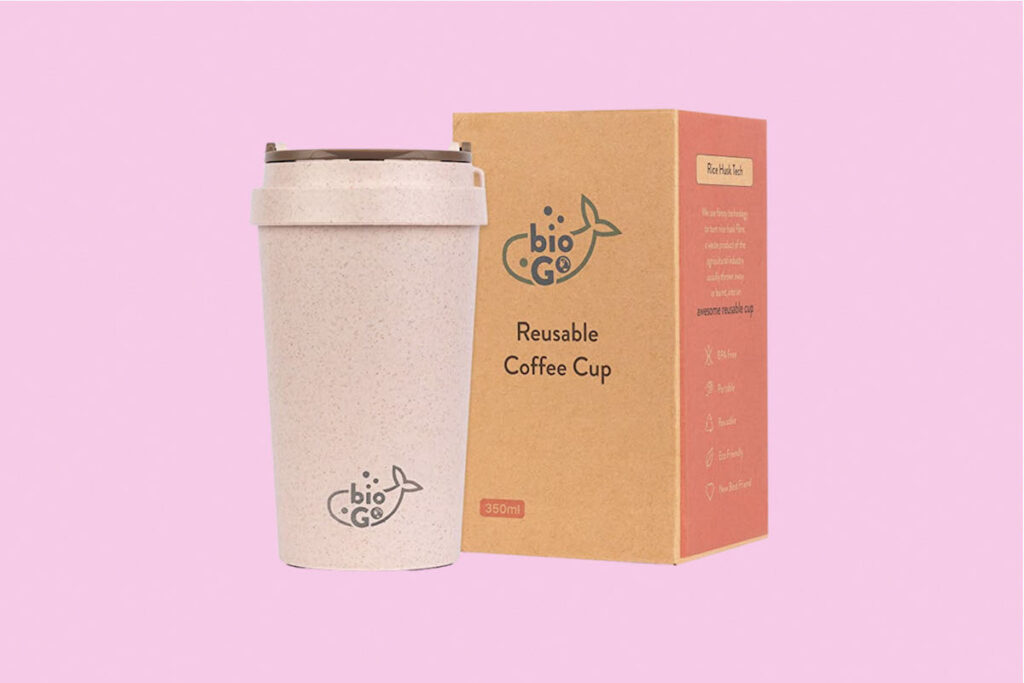 reusable coffee mug