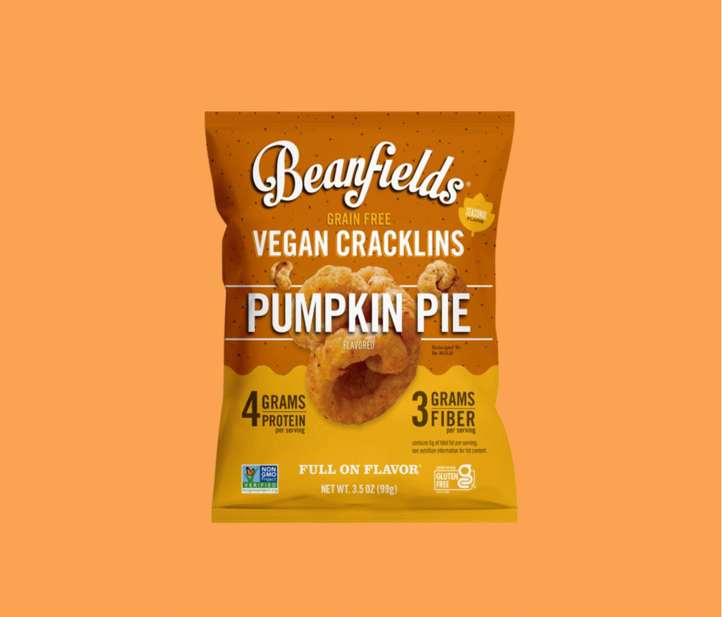 Beanfields Vegan Cracklins Pumpkin Pie