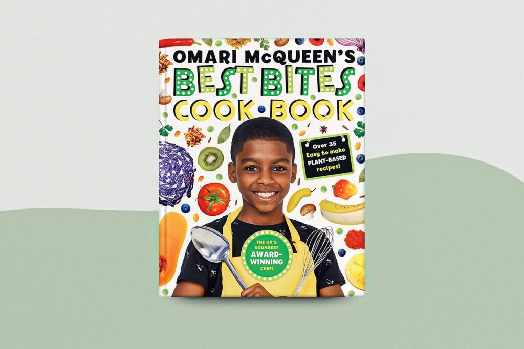 Photo shows Omari McQueen's debut cookbook