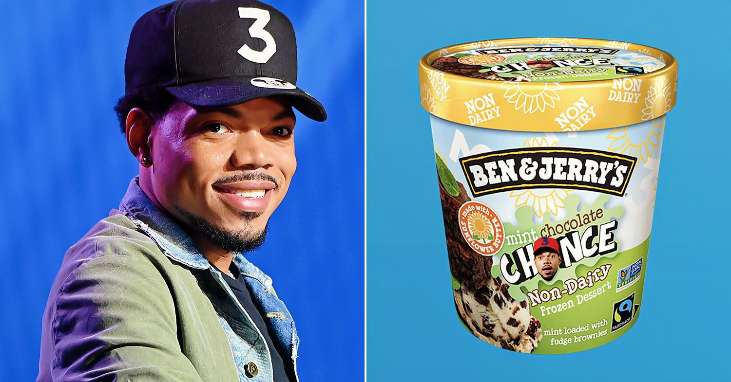 Chance the Rapper split with his ben and jerry's ice cream flavor