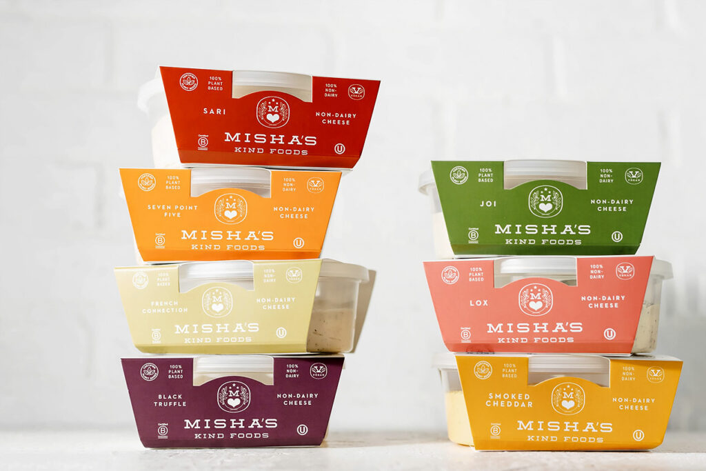 Misha's Kind Foods vegan cheese