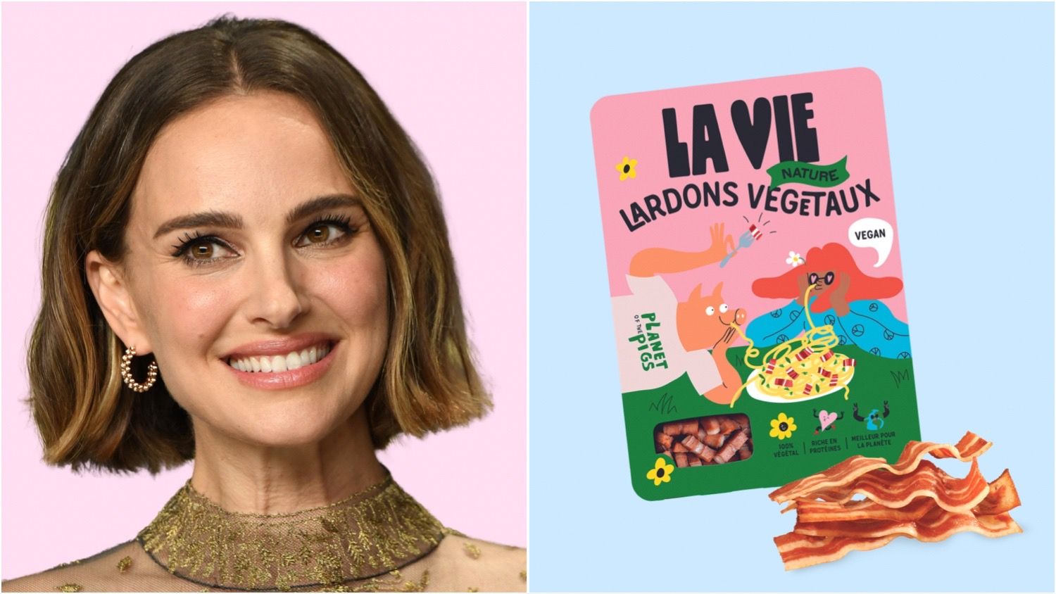 Natalie Portman split with La Vie vegan lardons
